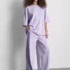 Brede joggingbroek met hoog katoengehalte
