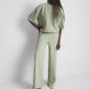 Brede joggingbroek met hoog katoengehalte
