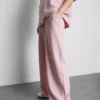 Brede joggingbroek met hoog katoengehalte