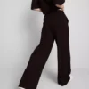 Brede joggingbroek met hoog katoengehalte