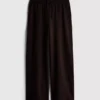 Brede joggingbroek met hoog katoengehalte