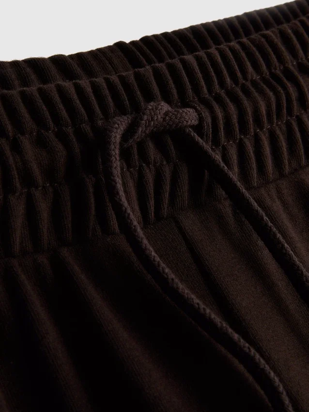 Brede joggingbroek met hoog katoengehalte