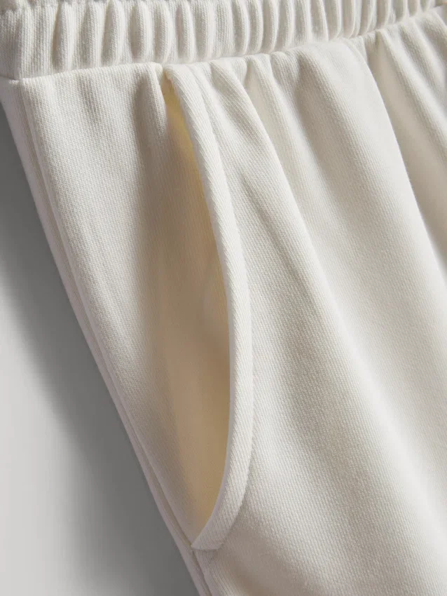 Brede joggingbroek met hoog katoengehalte
