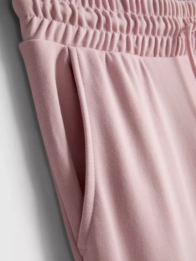 Brede joggingbroek met hoog katoengehalte