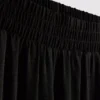 Broek met elastische taille en wijde pijpen