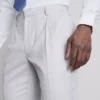 Broek met normale pasvorm en structuur