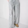 Broek met Oxford-strepen en trekkoord