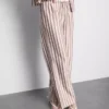 Broek met Oxford-strepen en trekkoord