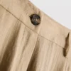 Broek met textuur en losse pasvorm, middelhoge taille