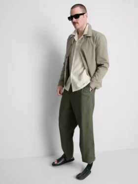 Broek van linnenmix