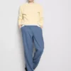 Broek van linnenmix