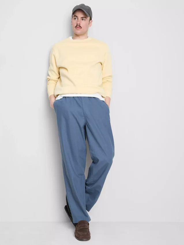 Broek van linnenmix