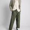 Broek van linnenmix