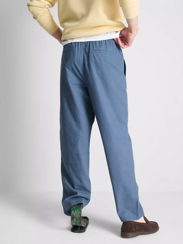 Broek van linnenmix