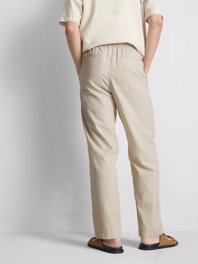 Broek van linnenmix