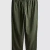 Broek van linnenmix