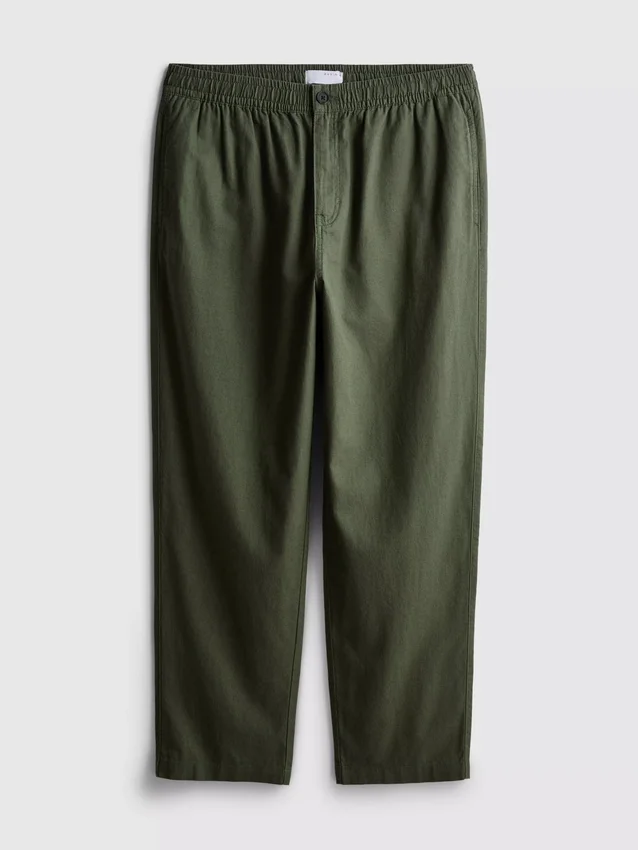 Broek van linnenmix