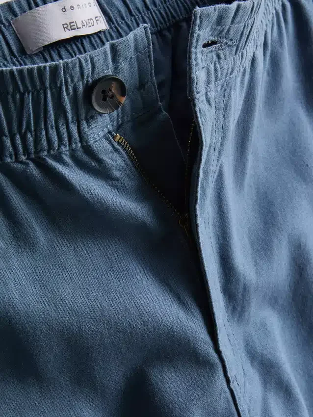 Broek van linnenmix