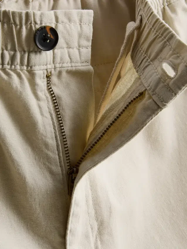 Broek van linnenmix