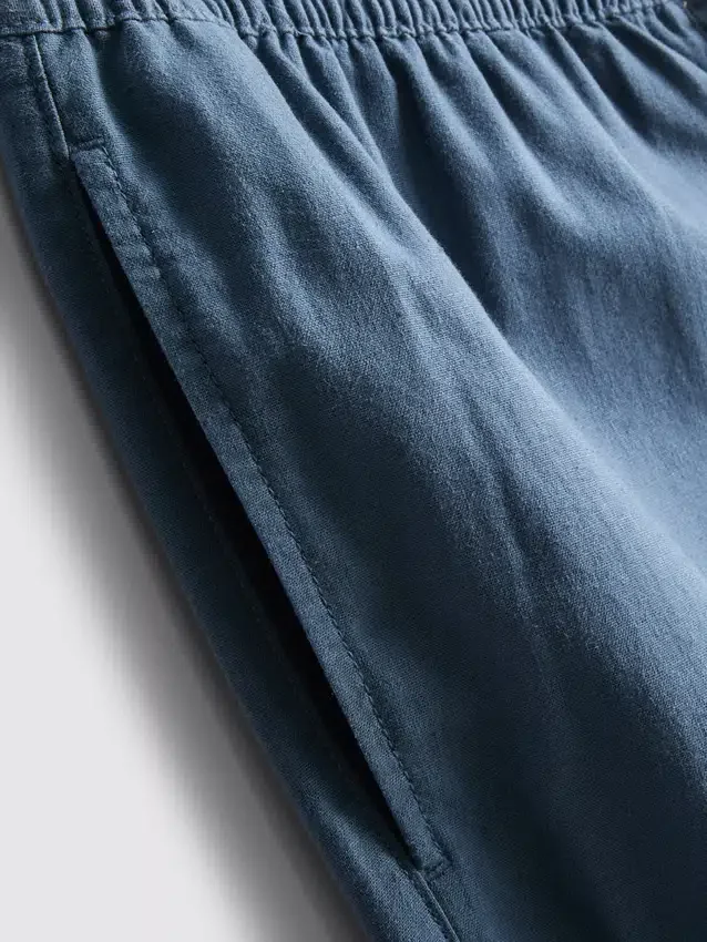 Broek van linnenmix