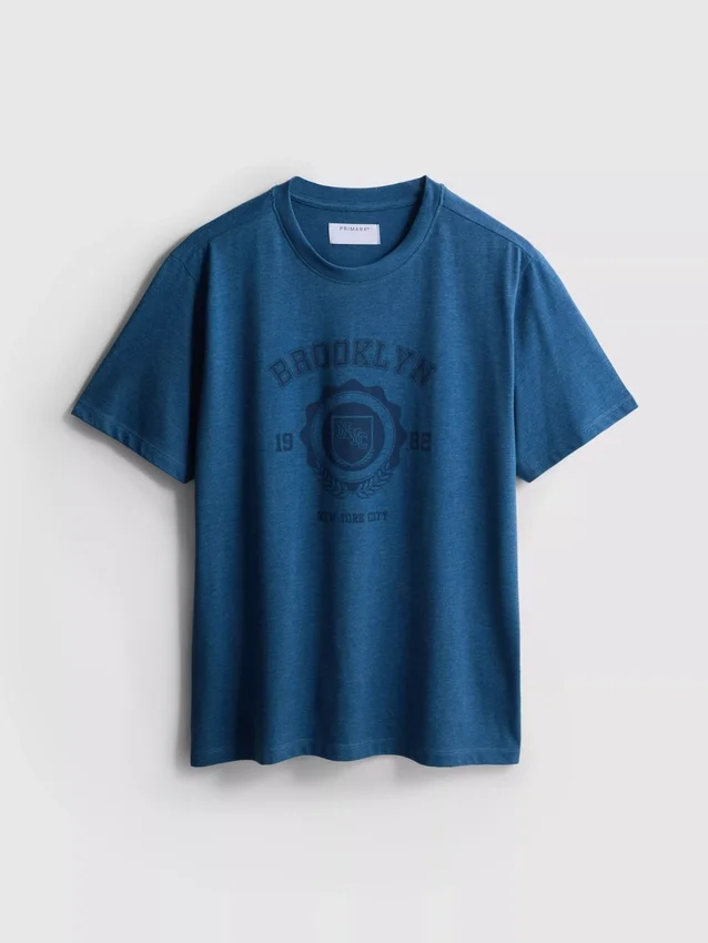 Brooklyn varsity T-shirt met korte mouwen