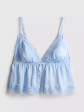 Bruids satijnen kanten babydoll-bralette