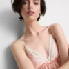 Bruids satijnen kanten babydoll-bralette