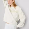 Bruidssweatshirt met geborduurde pailletten