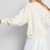 Bruidssweatshirt met geborduurde pailletten