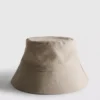 Buckethoed van linnenmix
