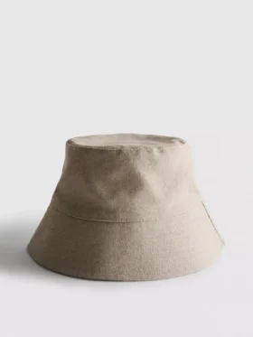 Buckethoed van linnenmix