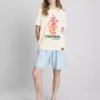Campari katoenen T-shirt met ronde hals