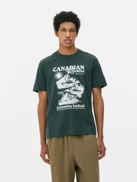 Canadian Rockies T-shirt met korte mouwen