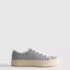 Canvas jute platte sneakers
