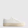 Canvas jute platte sneakers
