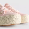 Canvas jute platte sneakers