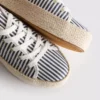 Canvas jute platte sneakers