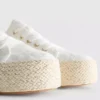 Canvas jute platte sneakers