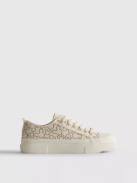 Canvas platform-Sneakers van Disney met Mickey Mouse