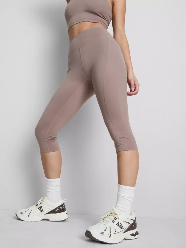 Capri-legging met hoge taille voor sport