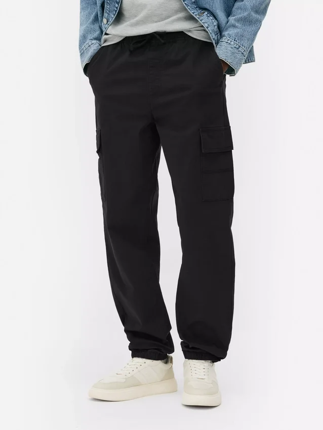 Cargo-broek met omgeslagen pijpen