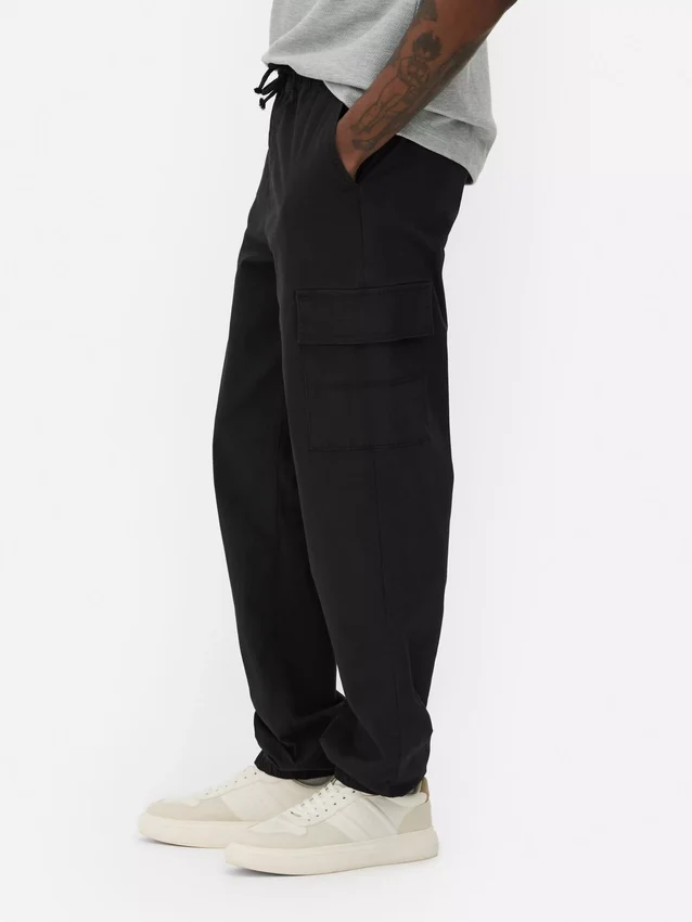 Cargo-broek met omgeslagen pijpen