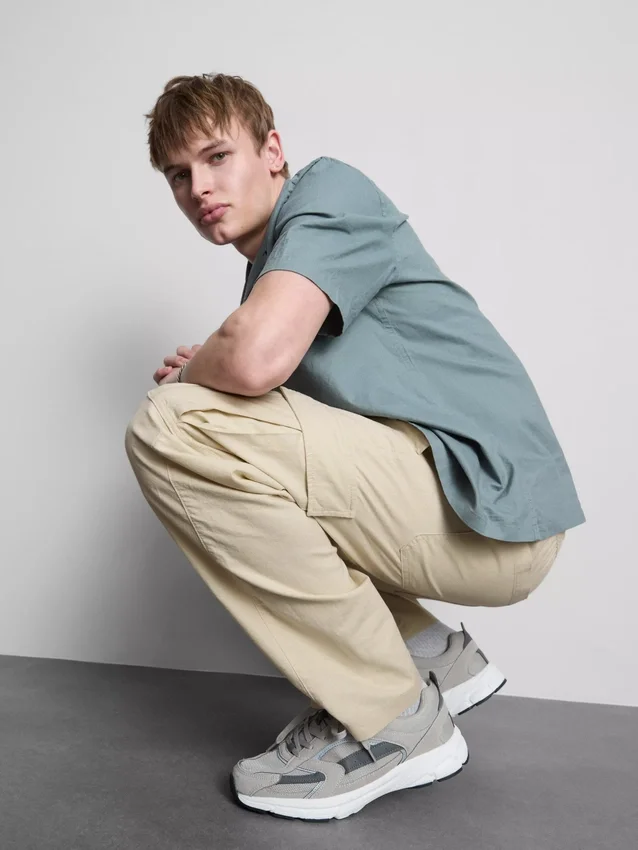 Cargo-broek met trekkoord