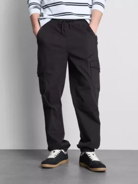 Cargo-joggingbroek met omgeslagen pijpen