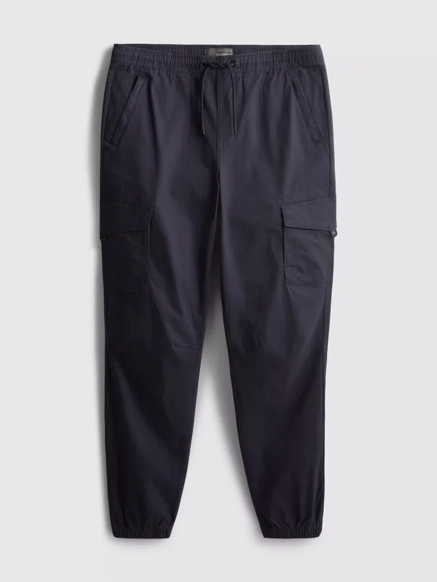 Cargo-joggingbroek met omgeslagen pijpen