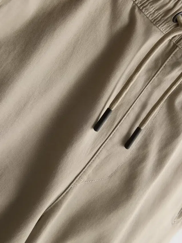 Cargo-joggingbroek met omgeslagen pijpen