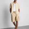 Cargo-short van linnenmix