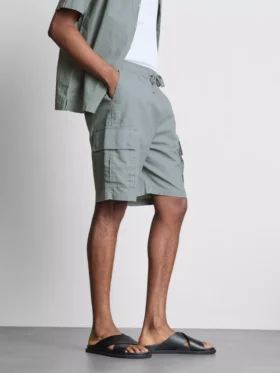 Cargo-short van linnenmix
