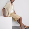 Cargo-short van linnenmix