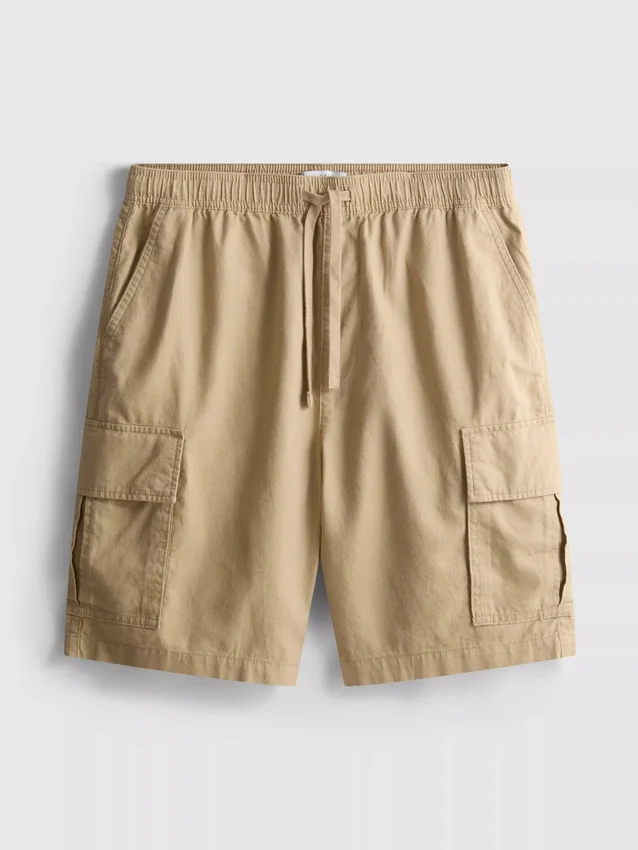 Cargo-short van linnenmix
